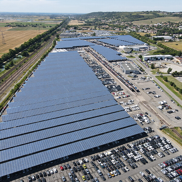 Allowash Nettoyage des panneaux photovoltaïque toiture ombrière et centrale au sol Pleudihen sur Rance Bretagne Cotes d'Armor Représenter dans le monde -Nettoyage de 8962 m² industriel