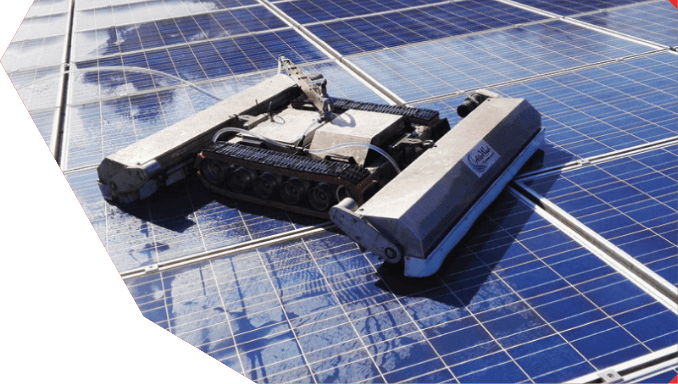 Allowash Nettoyage des panneaux photovoltaïque toiture ombrière et centrale au sol Pleudihen sur Rance Bretagne Cotes d'Armor Représenter dans le monde - Nos robots avantages